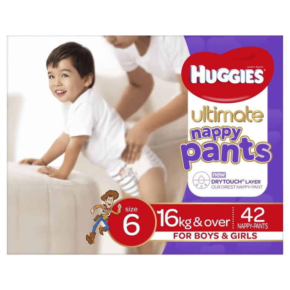 Huggies Ultimate Nappy Pants - Size 6 (Junior 16+kg) - Unisex - Jumbo Box - 48s-8444