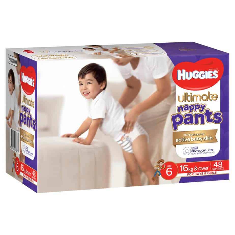 Huggies Ultimate Nappy Pants - Size 6 (Junior 16+kg) - Unisex - Jumbo Box - 48s-7740