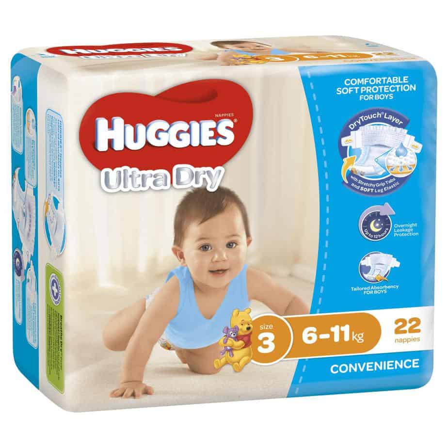 Pixie Box' Huggies® Nappies Crawler Boy 6-11kg 88s-10790