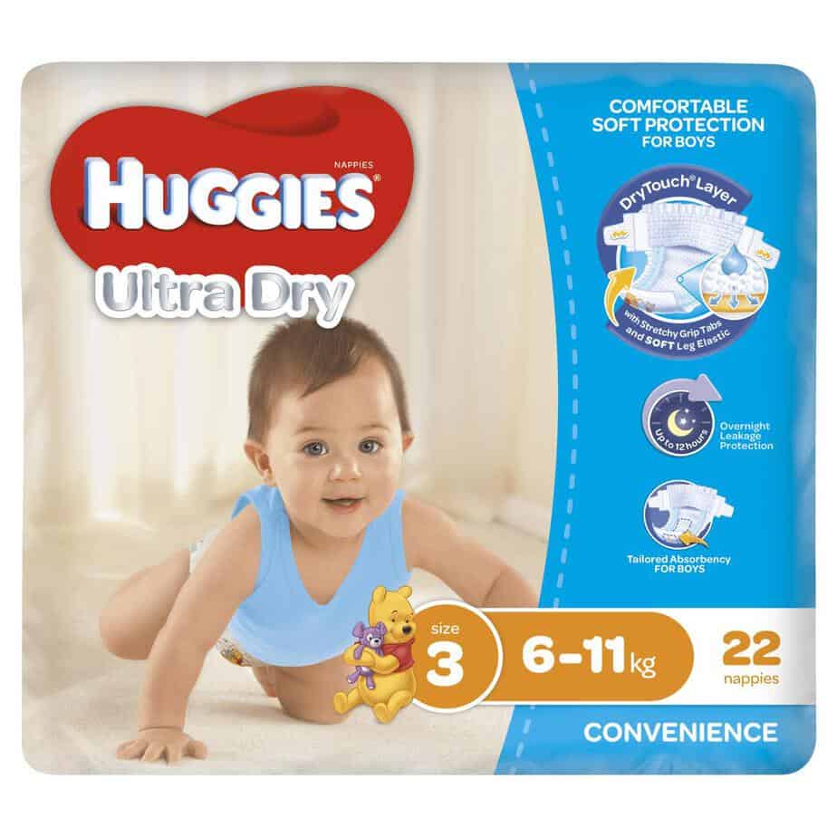 Pixie Box' Huggies® Nappies Crawler Boy 6-11kg 88s-10791