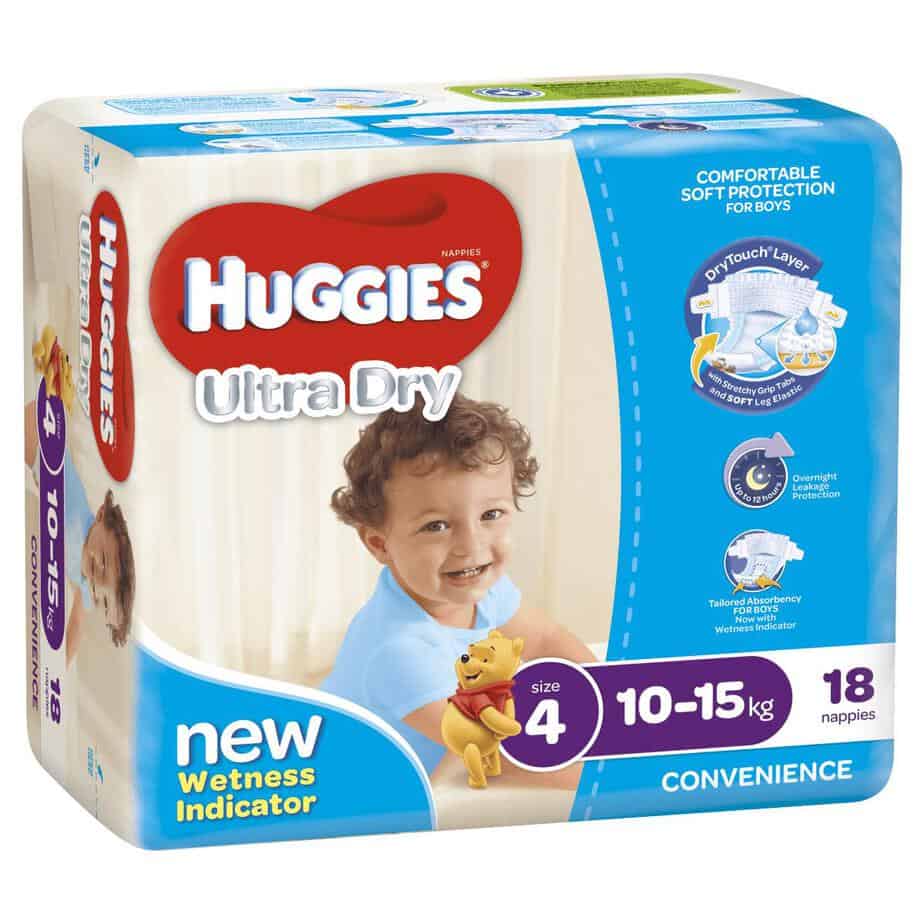 Pixie Box' Huggies® Nappies Toddler Boy 10-15kg 72s-10816