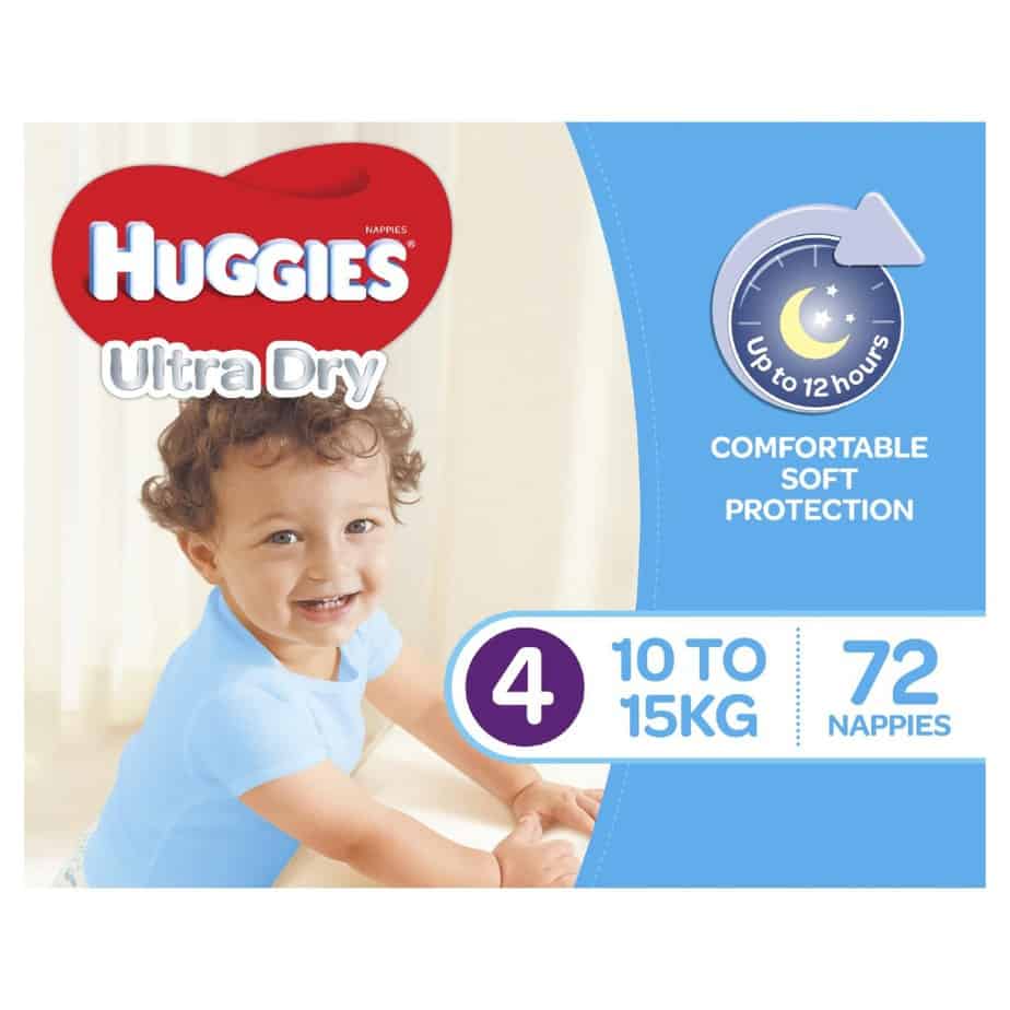 Huggies® Nappies Toddler Boy 10-15kg Jumbo 72s-11104