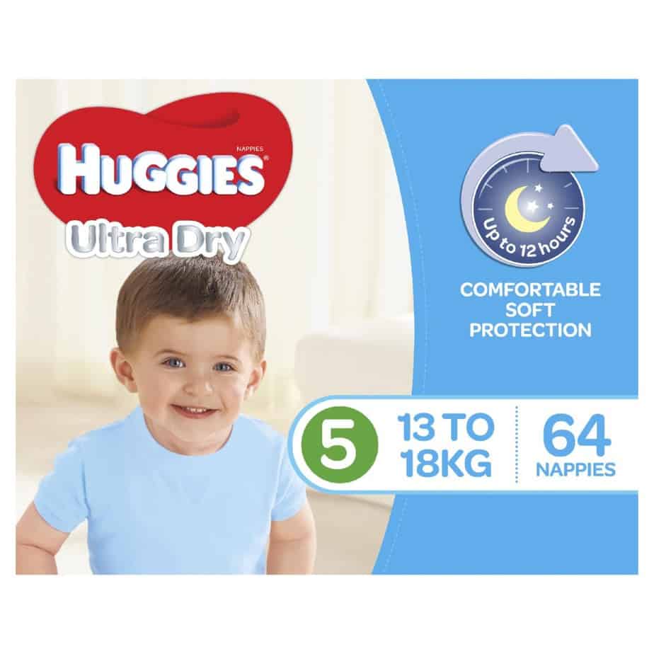 Huggies® Nappies Walker Boy 13-18kg Jumbo 64s-11117