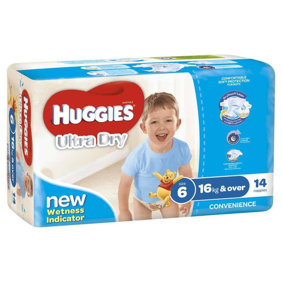Pixie Box' Huggies® Nappies Junior Boy 16+kg 56s-10812