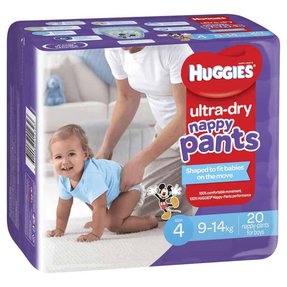 'Pixie Box' Huggies Ultra-Dry Nappy Pants Stage 4 Boy 9-14kg (Toddler) 80s-10808