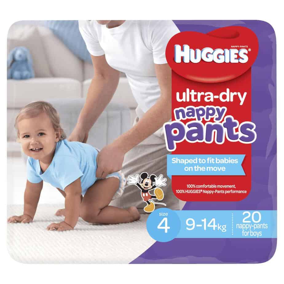 'Pixie Box' Huggies Ultra-Dry Nappy Pants Stage 4 Boy 9-14kg (Toddler) 80s-10809