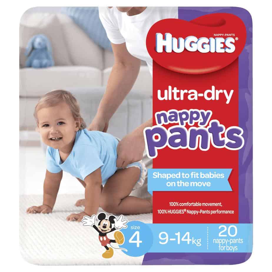 'Pixie Box' Huggies Ultra-Dry Nappy Pants Stage 4 Boy 9-14kg (Toddler) 80s-10810