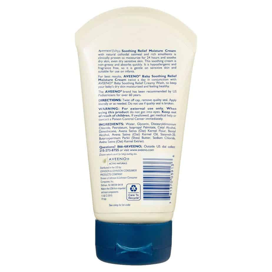 Aveeno Baby Soothing Relief Moisturising Cream 140g-1173