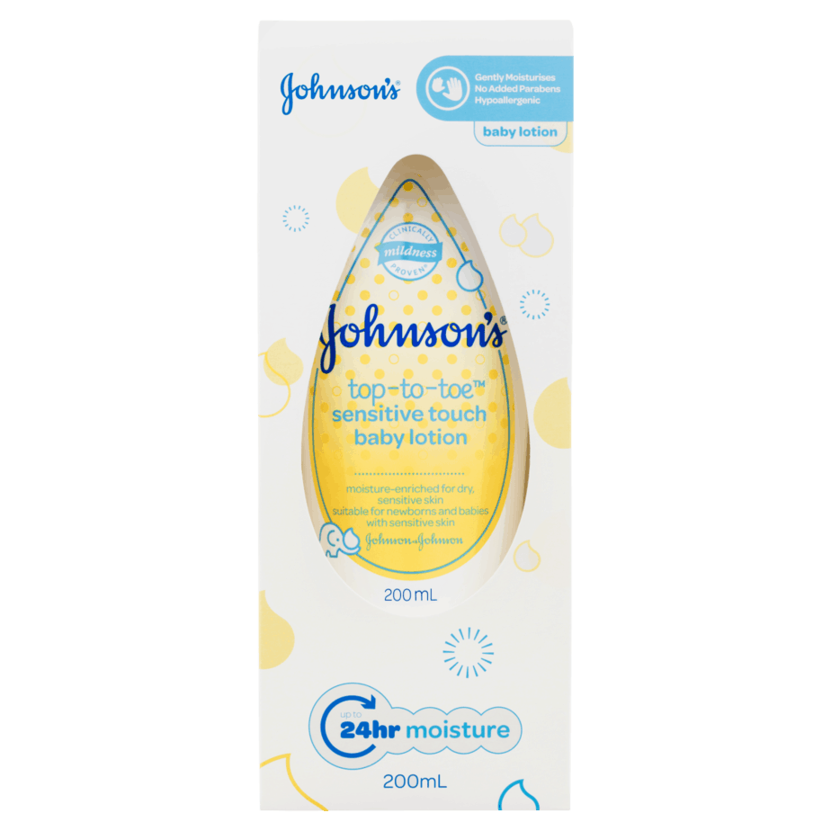 Johnson's Top-to-Toe Sensitive Touch Lotion 200mL-1217