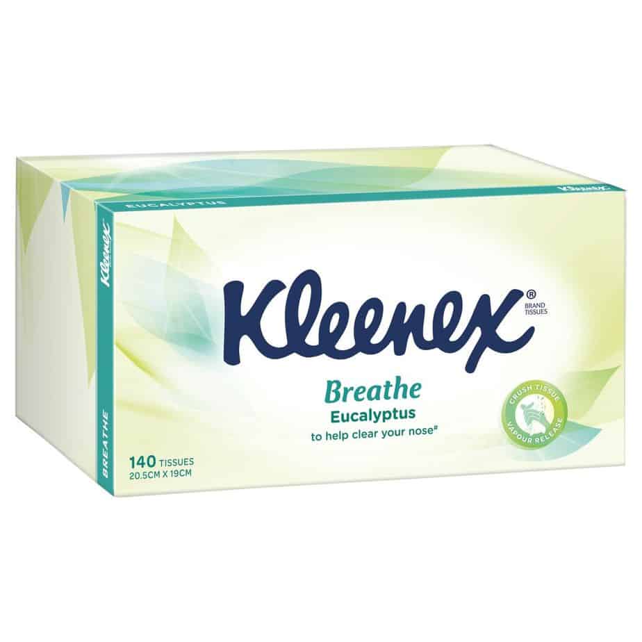 Kleenex Eucalyptus Facial Tissues 140s-0