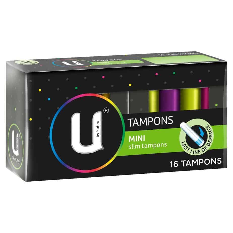 U By Kotex Slim Mini Tampons 16pk-0