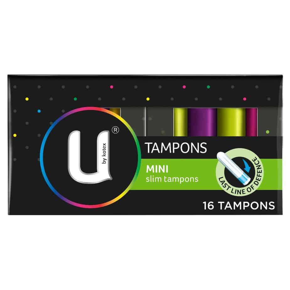 U By Kotex Slim Mini Tampons 16pk-2032