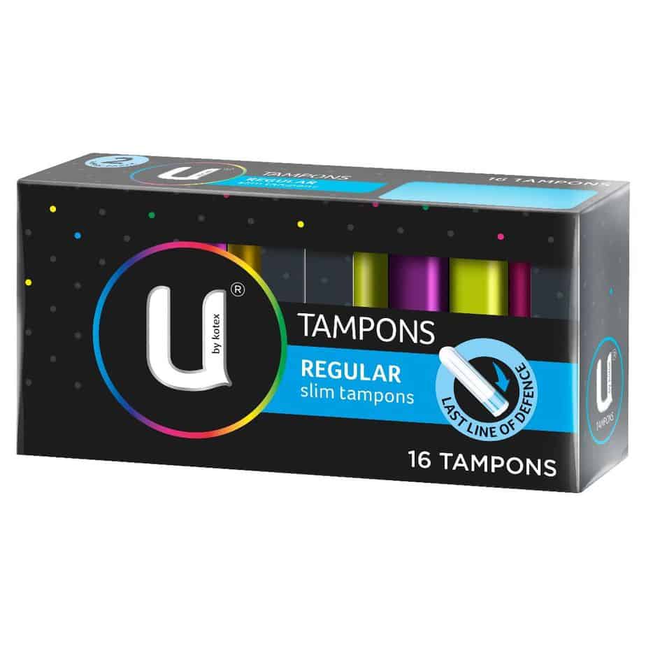 U By Kotex Slim Tampons Regular 16pk-2009