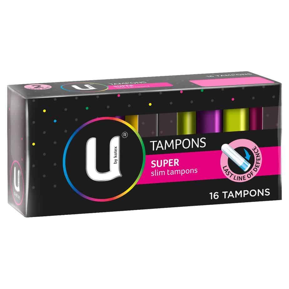 U By Kotex Slim Tampons Super 16pk-0