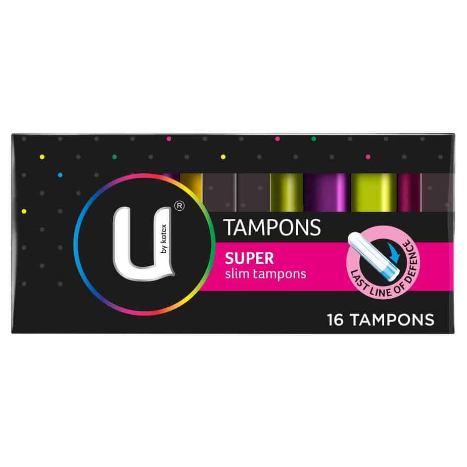 U By Kotex Slim Tampons Super 16pk-2035
