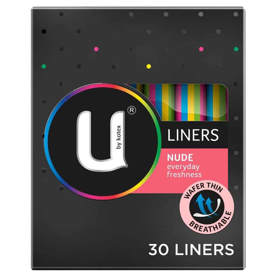 U By Kotex Nude Liners Everyday Freshness 30pk-2080