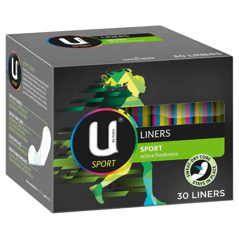 U By Kotex Sport Liners Active Freshness 30pk-0