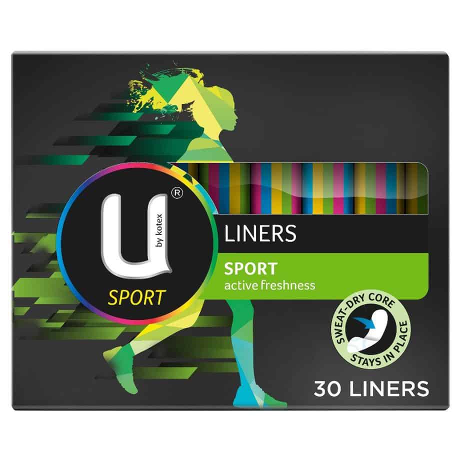 U By Kotex Sport Liners Active Freshness 30pk-2083