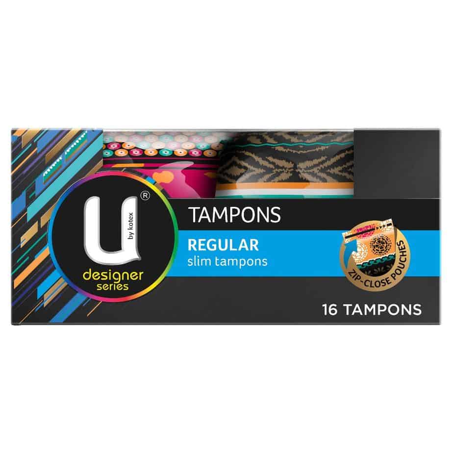 U By Kotex Designer Tampons Regular 16s-2020