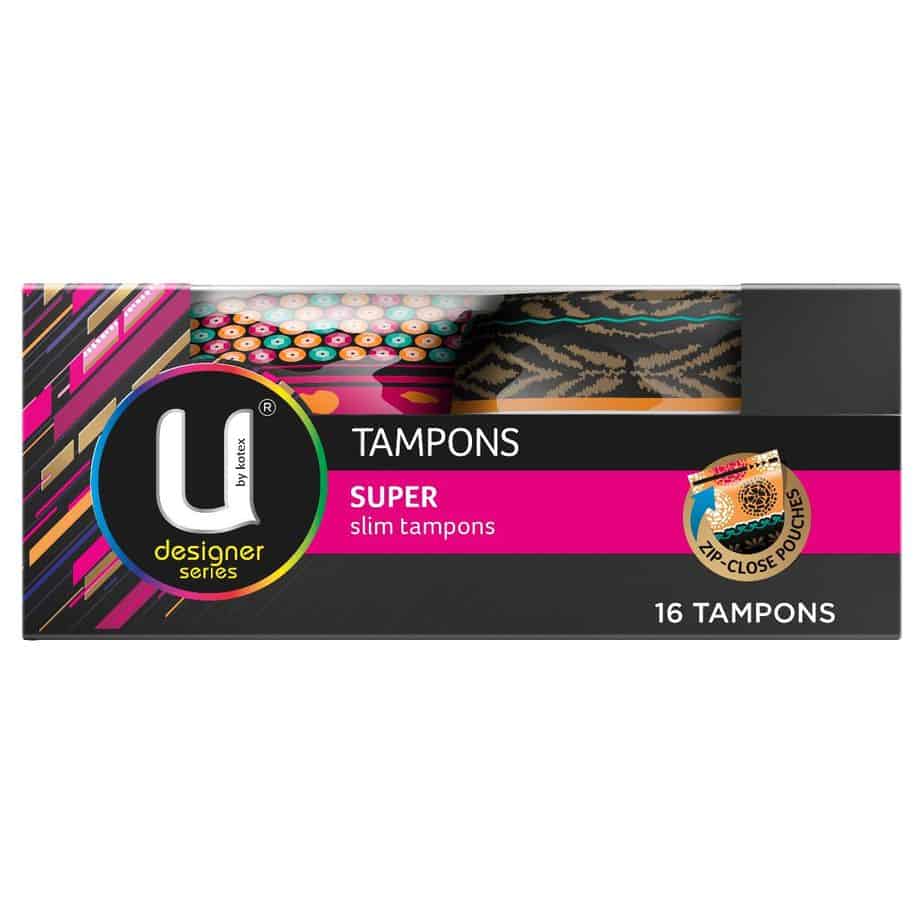 U By Kotex Designer Tampons Super 16pk-2023