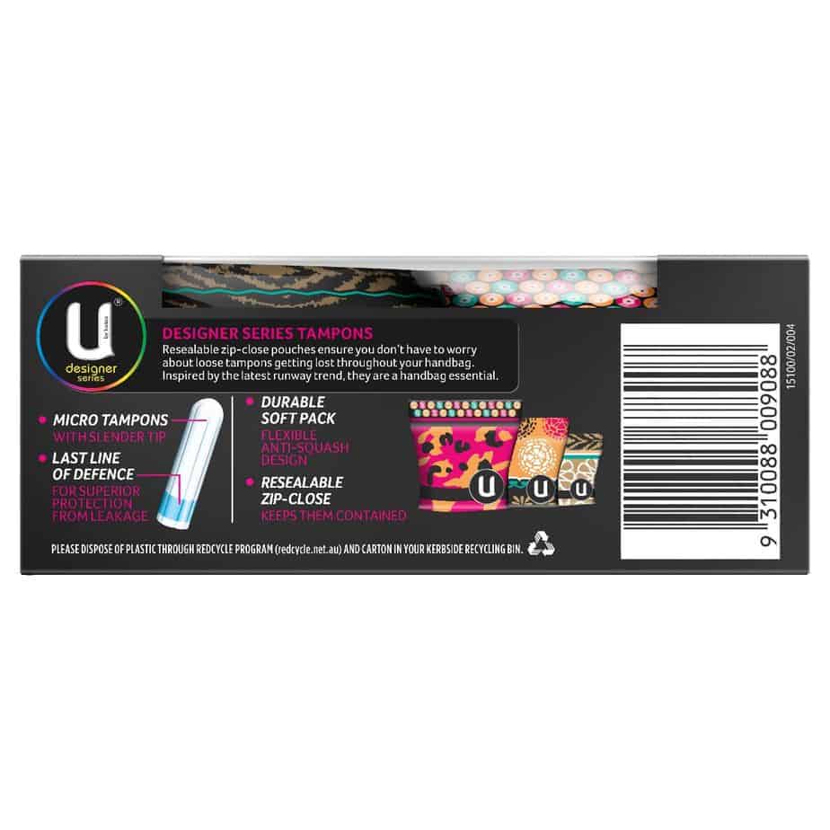 U By Kotex Designer Tampons Super 16pk-2024