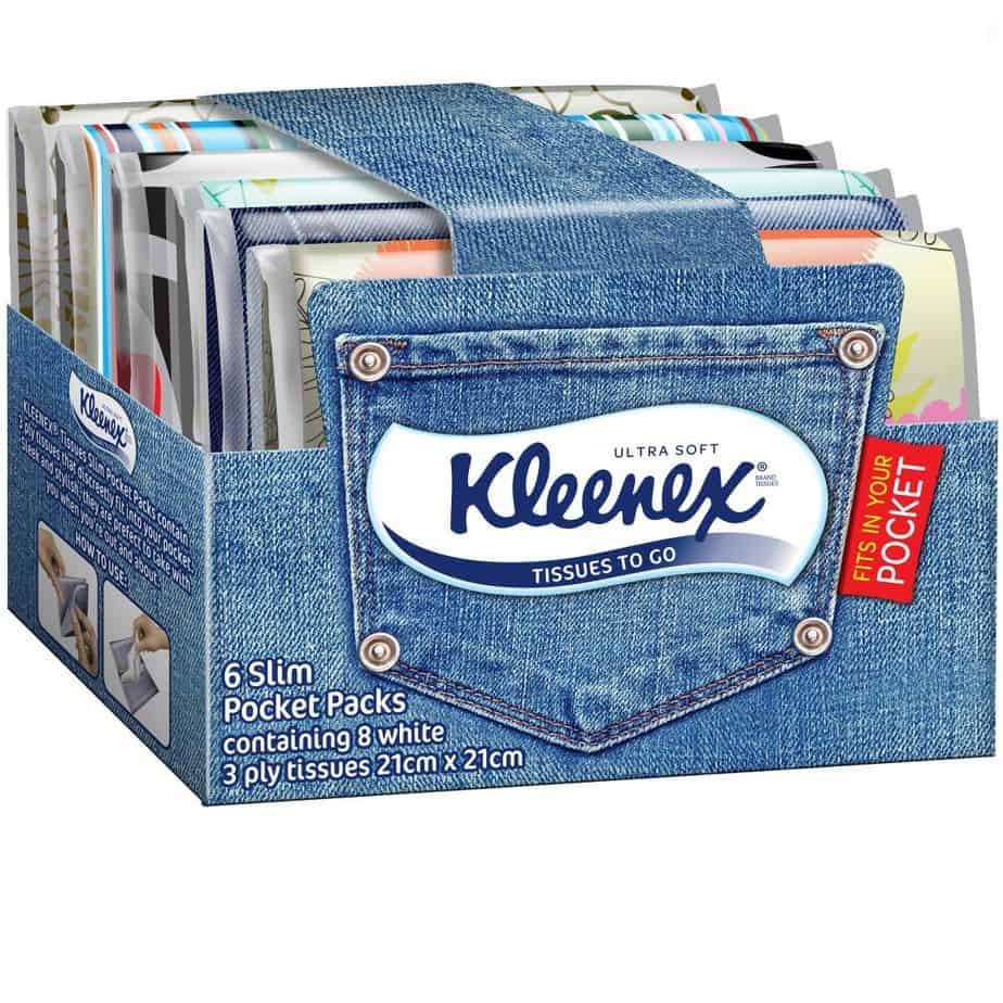 Kleenex Wallet Facial Tissues 6pk of 8-0