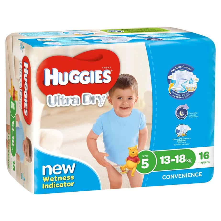 Huggies Nappies Walker Boy 13-18kg 16s-0