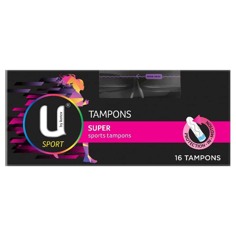 U By Kotex Sport Tampons Super 16pk-2029