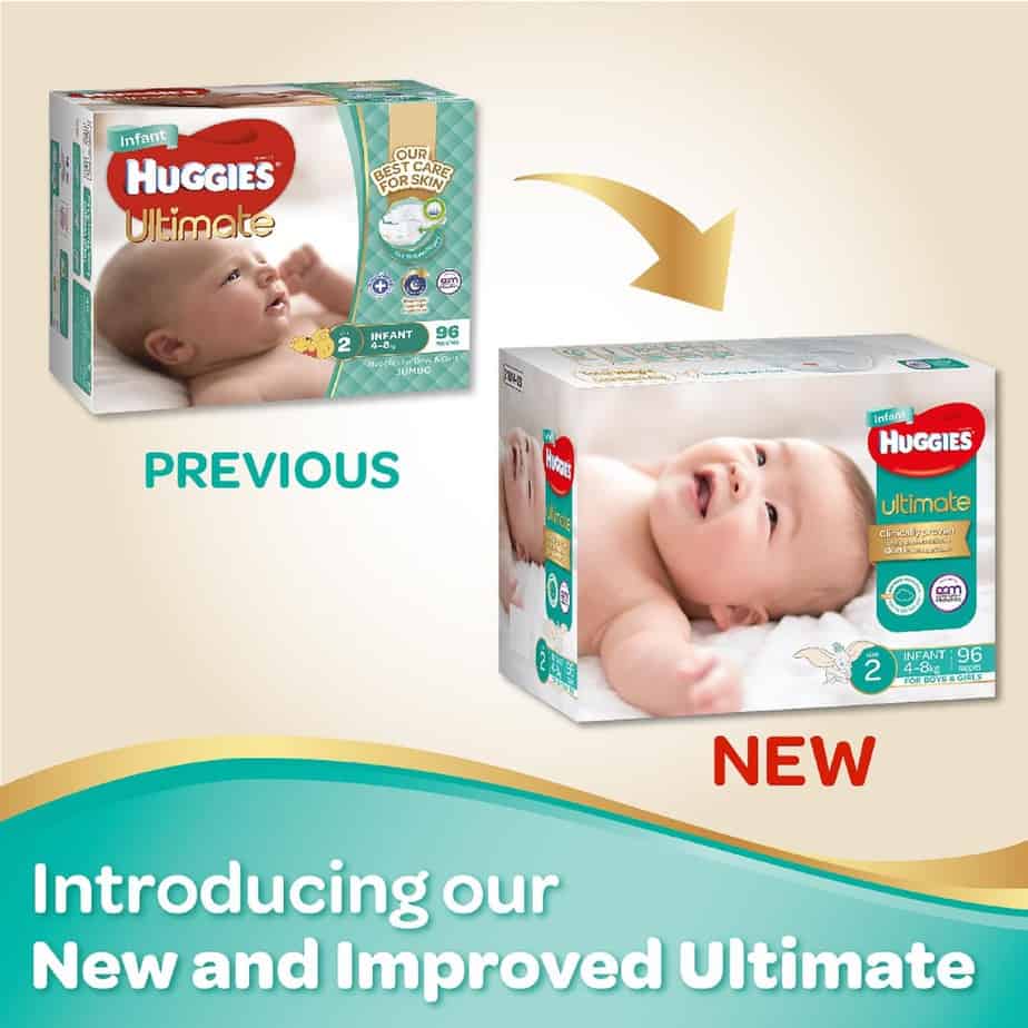 Huggies Ultimate Nappies Size 2 Unisex Jumbo 96s (Infant)-11082
