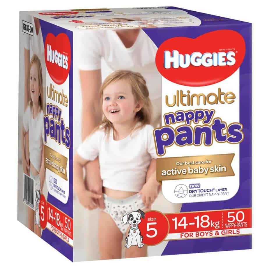 Huggies Ultimate Nappy Pants - Size 5 (Walker 14-18kg) - Unisex - Jumbo Box - 50s-7749
