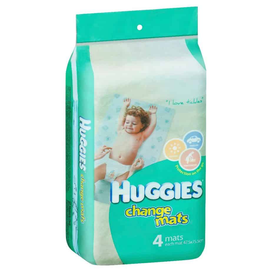 Huggies Disposable Change Mats 4s-0