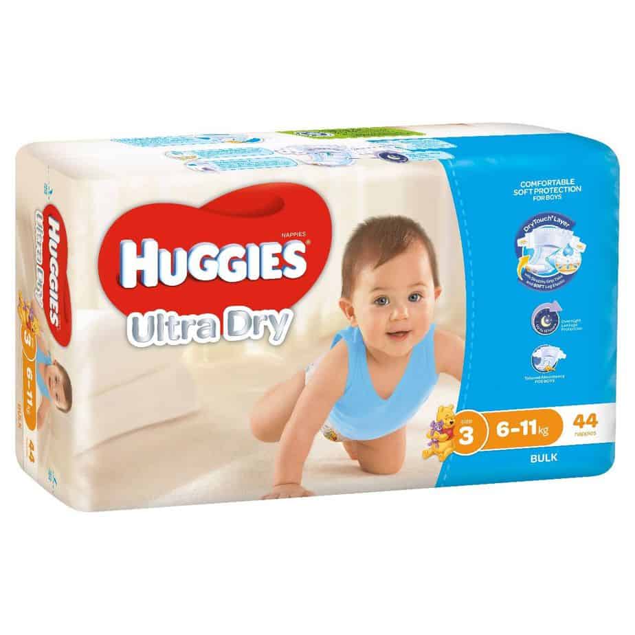 'Monster Box' Huggies® Nappies Crawler Boy 6-11kg 176s-10999