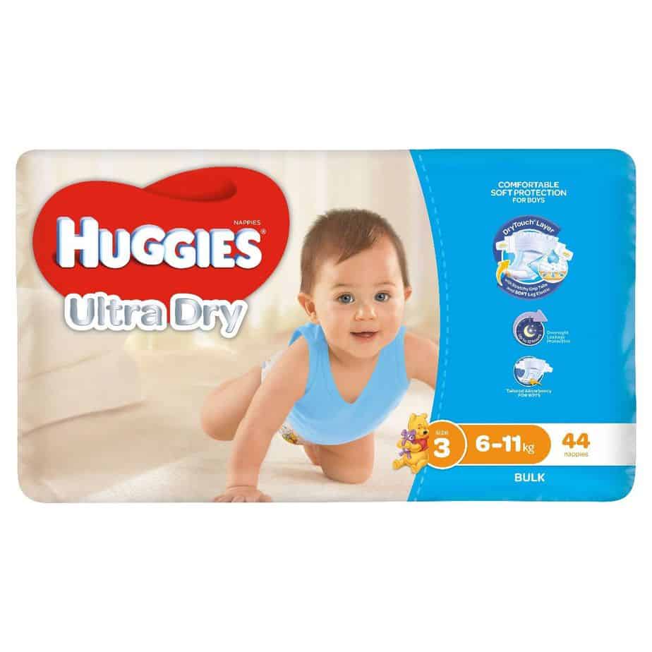 Huggies® Nappies Crawler Boy 6-11kg Bulk 44s-1470