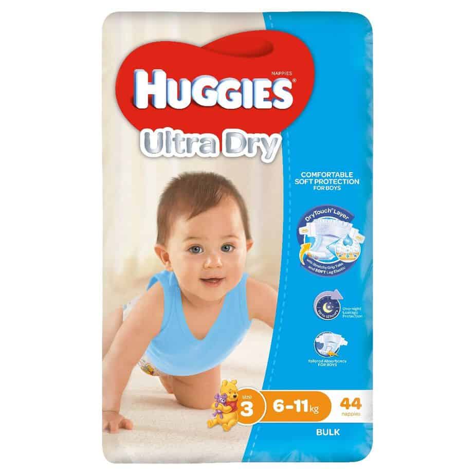 'Monster Box' Huggies® Nappies Crawler Boy 6-11kg 176s-11002