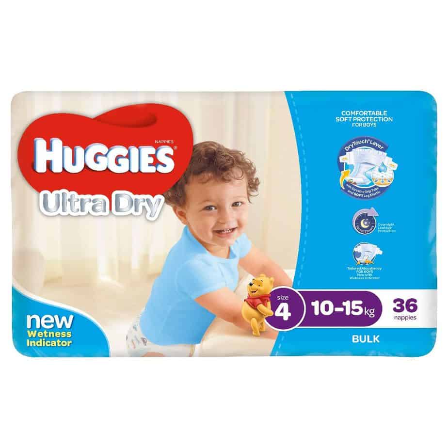 Huggies® Nappies Toddler Boy 10-15kg Bulk 36-1478