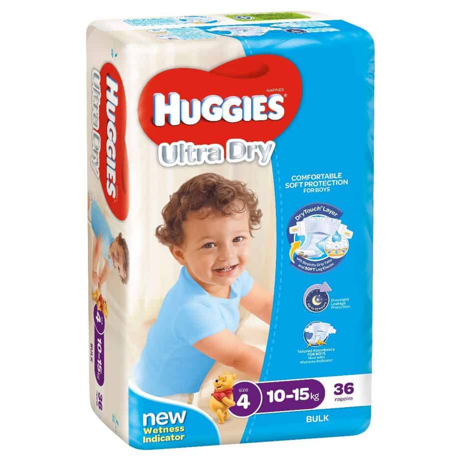 'Monster Box' Huggies® Nappies Toddler Boy 10-15kg 144s-11018
