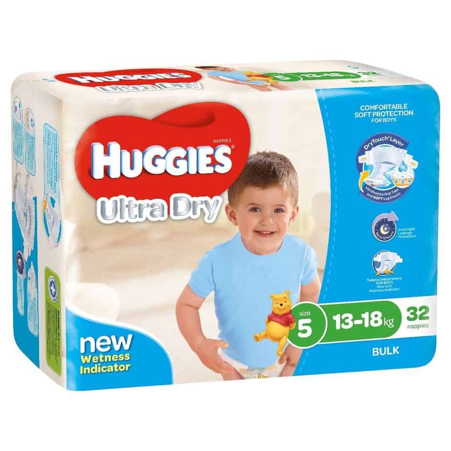 'Monster Box' Huggies® Nappies Walker Boy 13-18kg 128s-11034