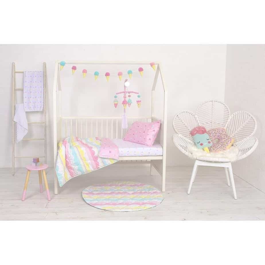 Lolli Living 4 piece Nursery Set - Ice Cream-12136