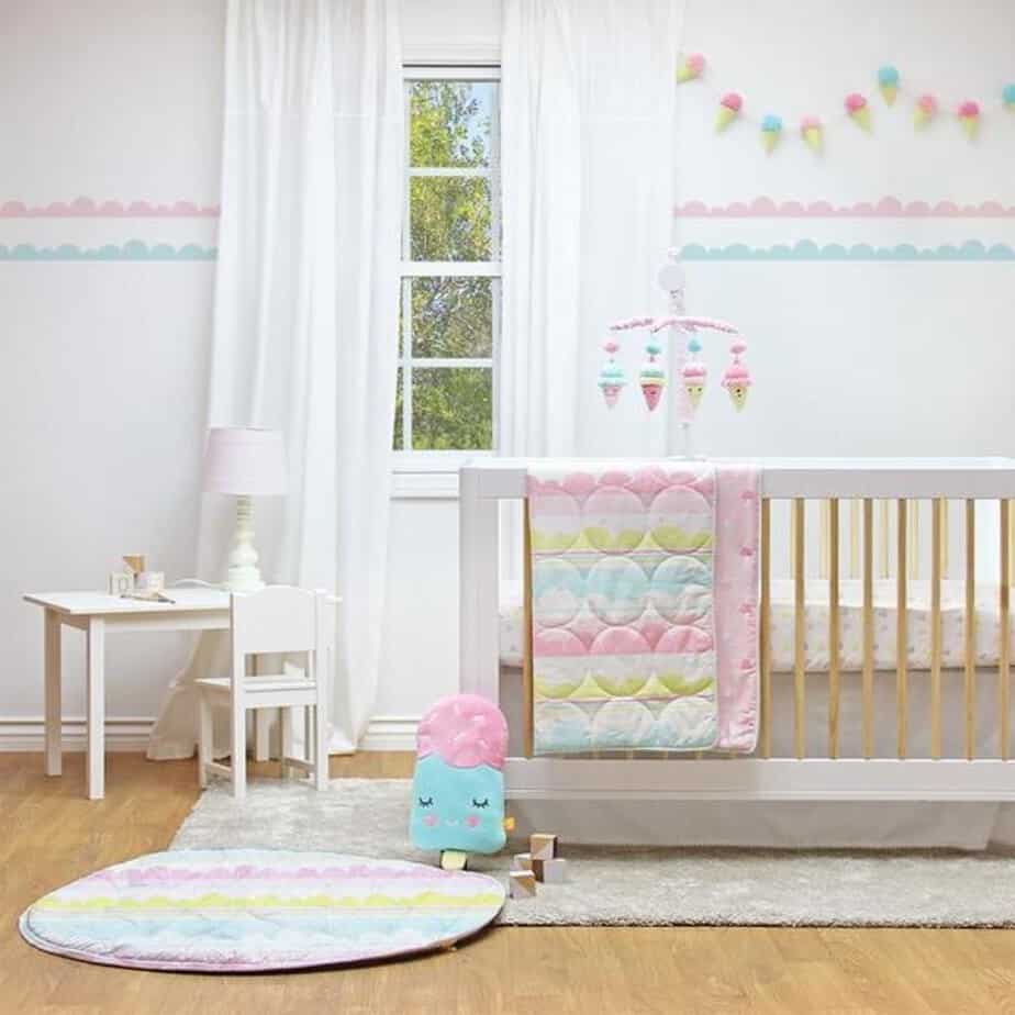 Lolli Living 4 piece Nursery Set - Ice Cream-12138