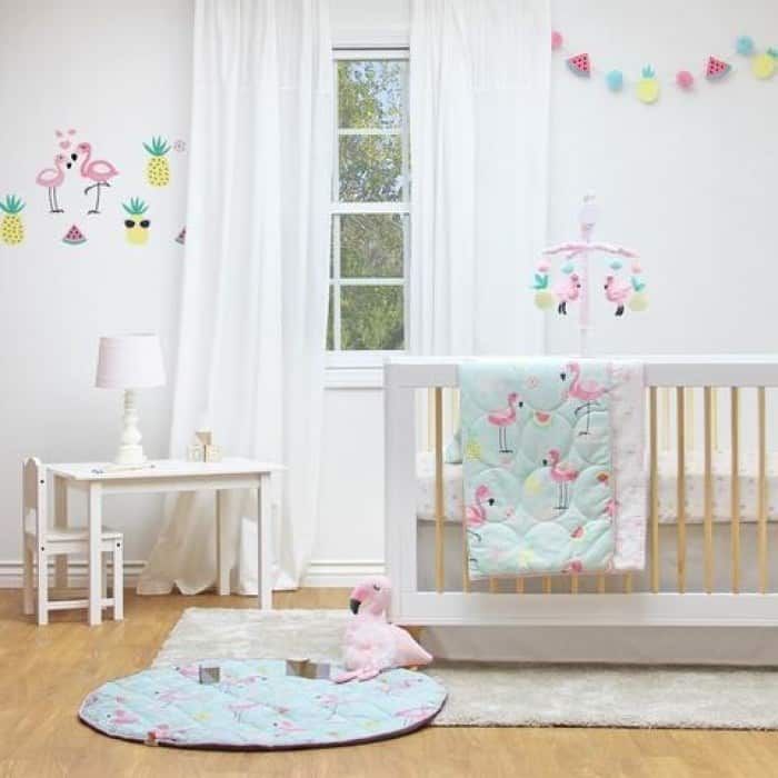 Lolli Living 4 Piece Nursey Set - Flamingo-0