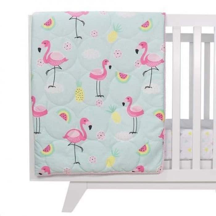 Lolli Living 4 Piece Nursey Set - Flamingo-11853