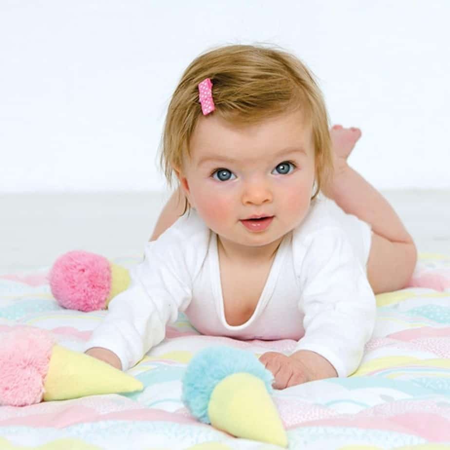 Lolli Living Round Play Mat - Ice Cream-11883