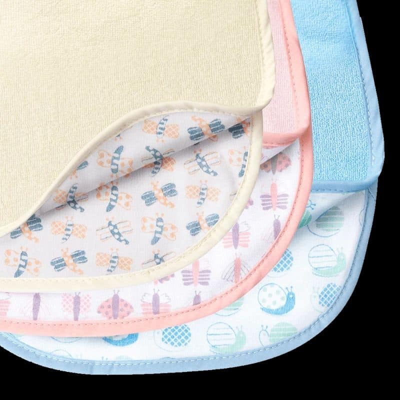 Closer to Nature Milk Feeding Bibs 2pk Blue-2430