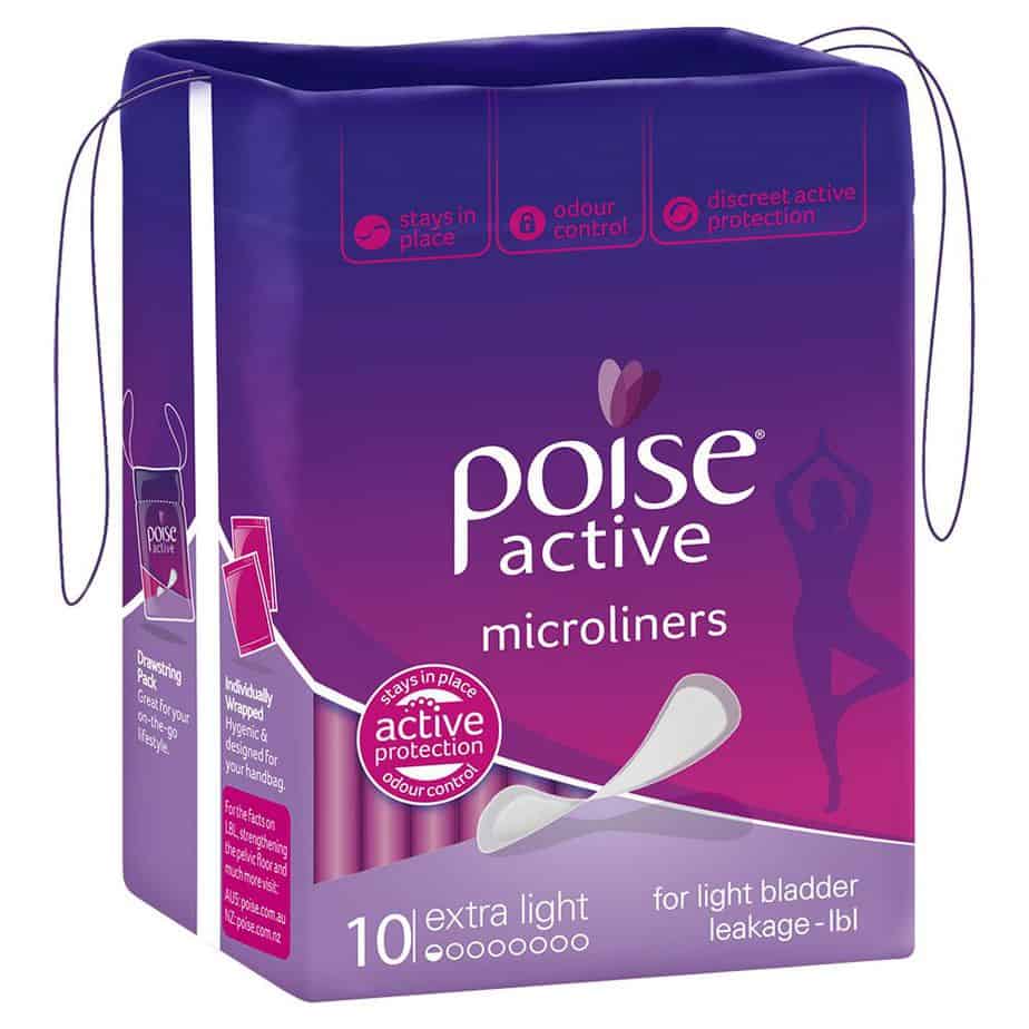 Poise Active Micro Liners Extra Light 10s-0