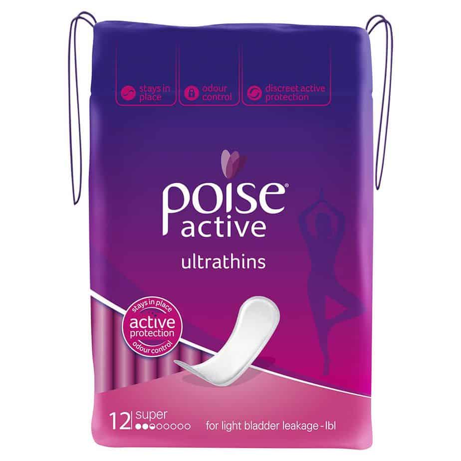 Poise Active Pads Ultrathins Super 12s-2001