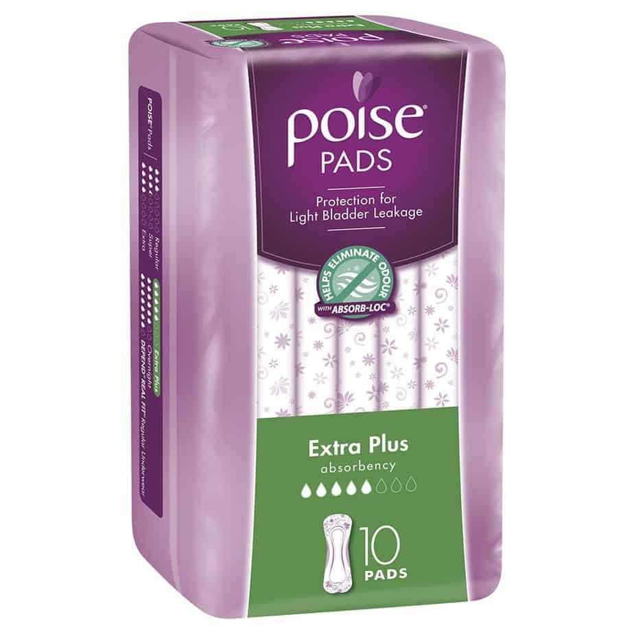 Poise Pads Extra Plus 10s - Shipper-1971