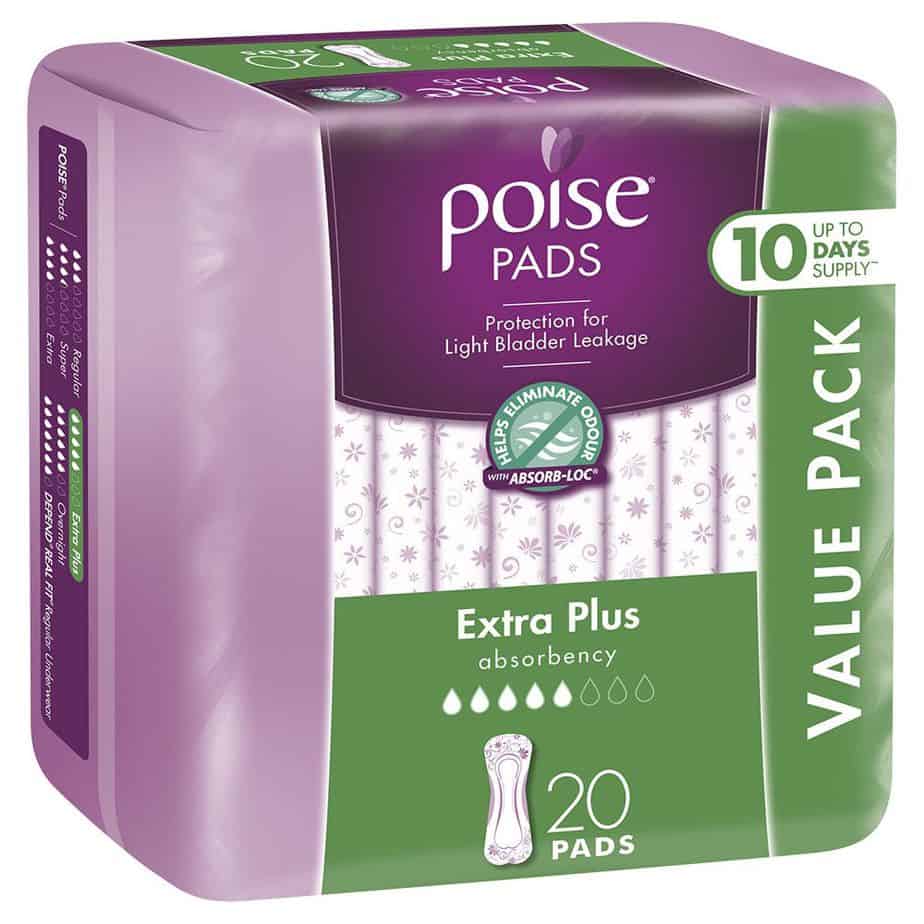 Poise Pads Extra Plus 20s Value Pack - Shipper-1961