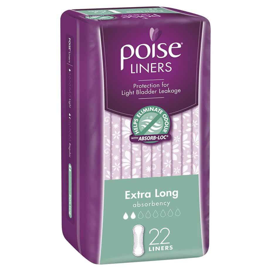 Poise Liners Extra Long 22s-0