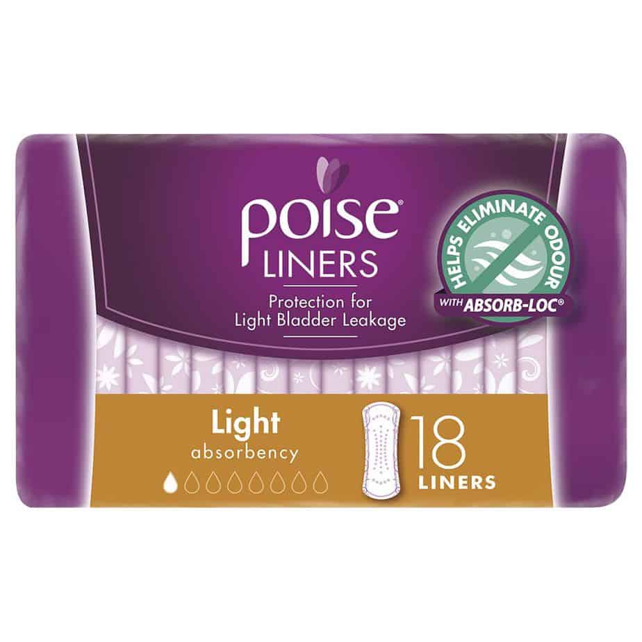 Poise Liners Light 18s-1983