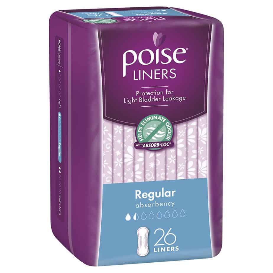 Poise Liners Regular 26s-0